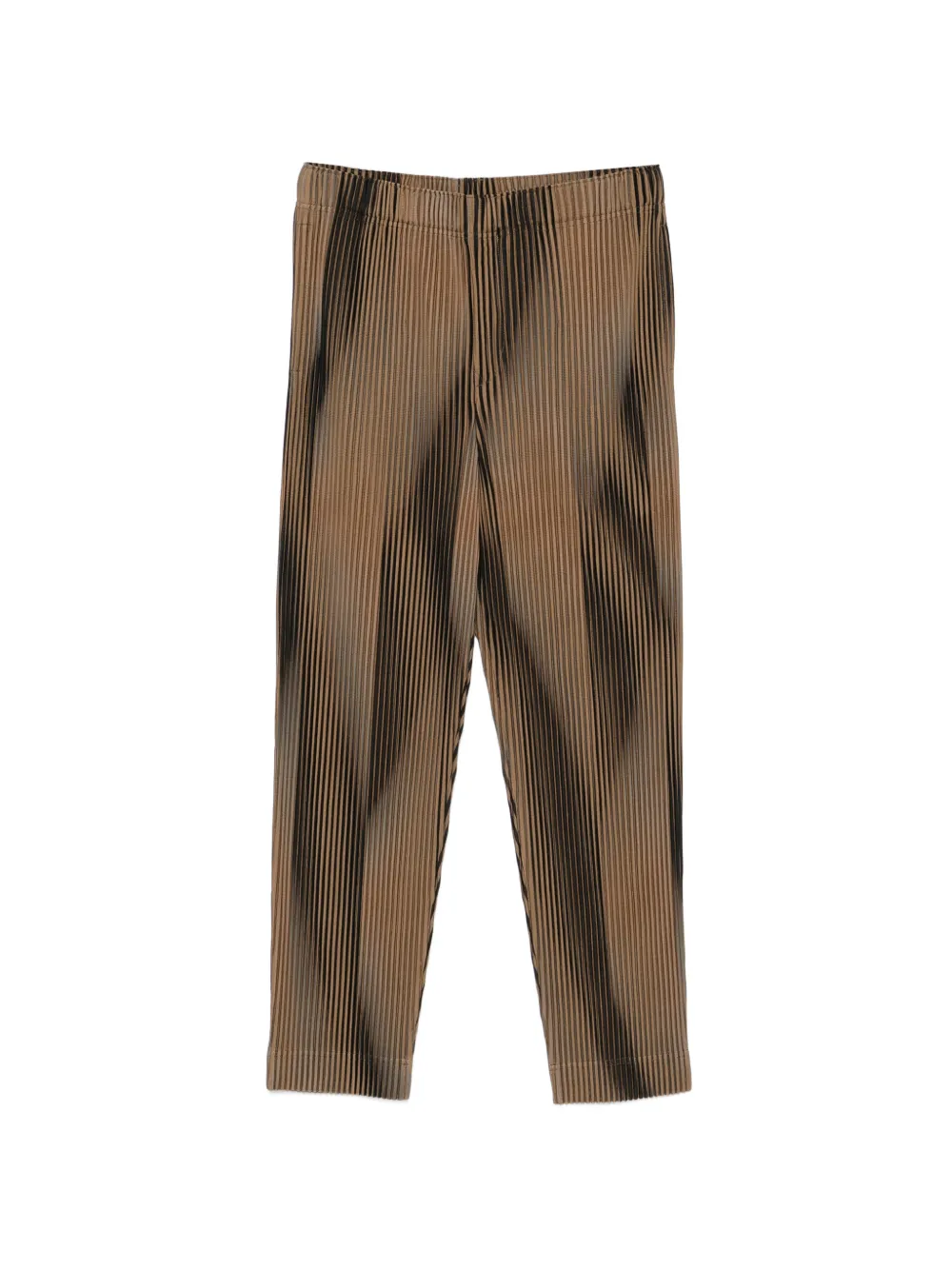 Homme Plissé Issey Miyake Plissierte Cropped-Hose - Braun