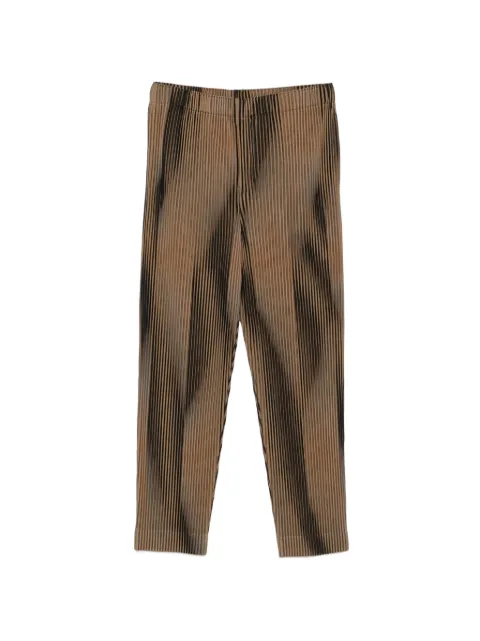 Homme Plissé Issey Miyake plissé-effect cropped trousers