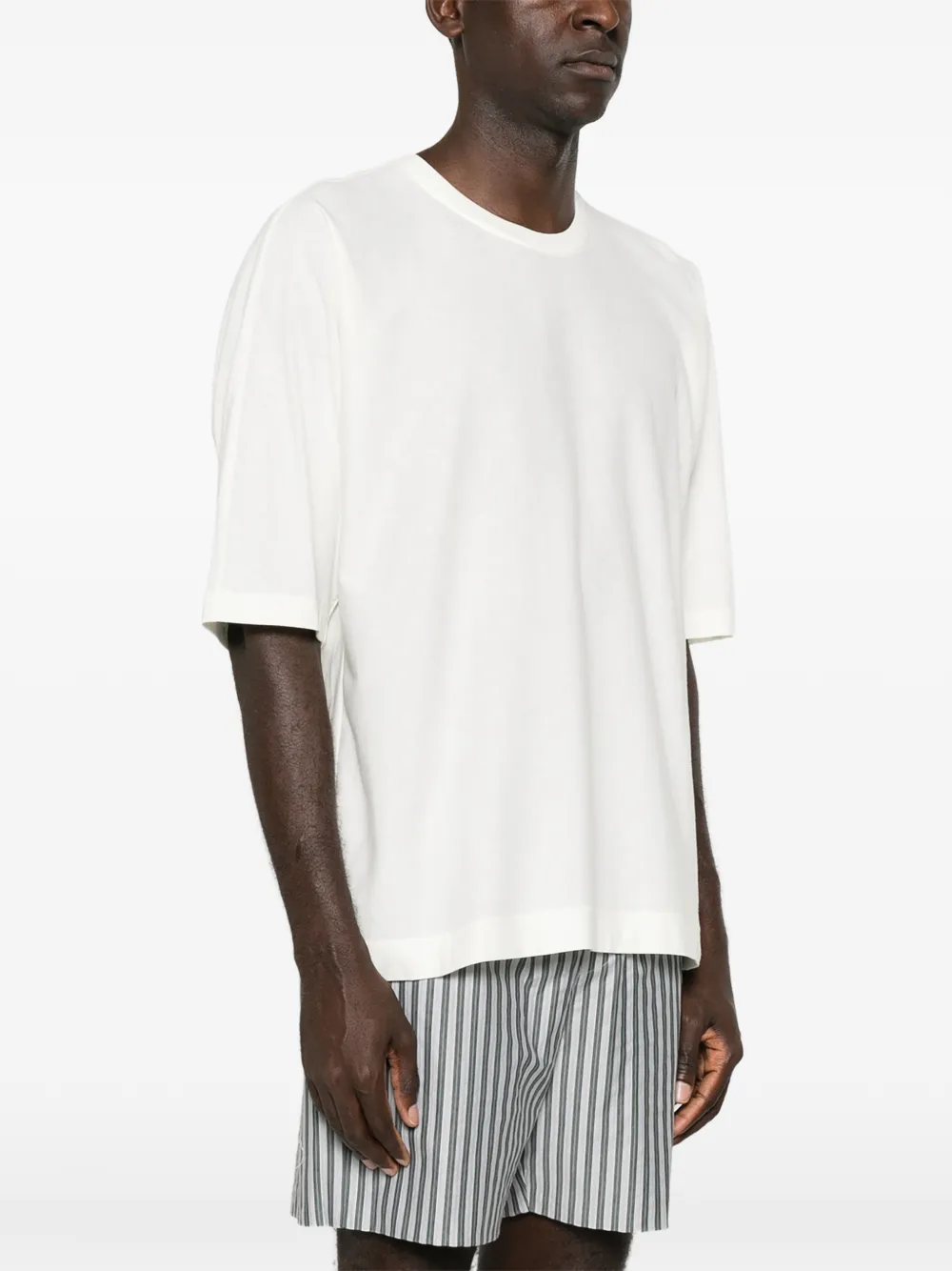 Homme Plissé Issey Miyake T-shirt met logoprint Wit
