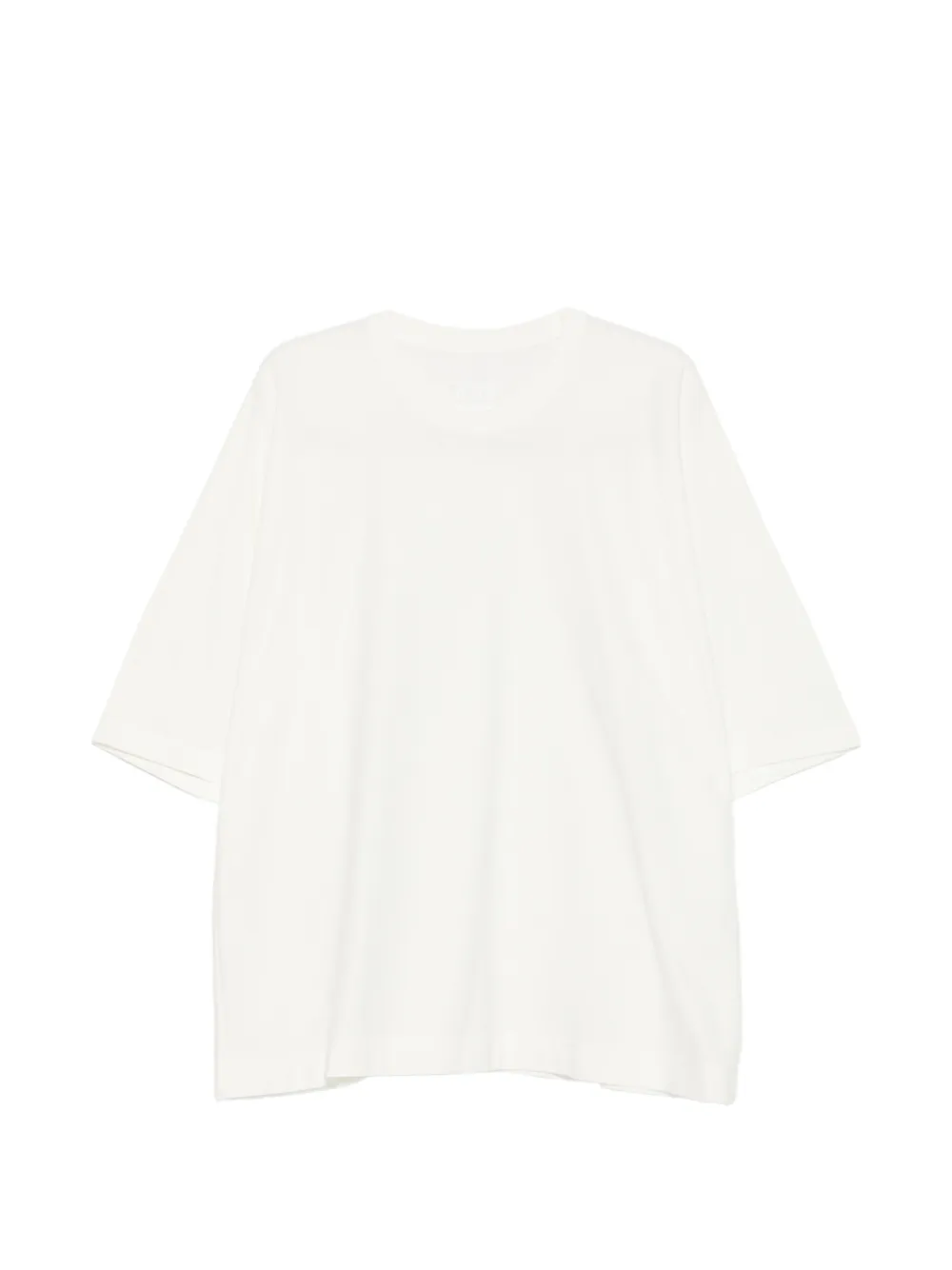 Homme Plissé Issey Miyake logo-print T-shirt - Bianco