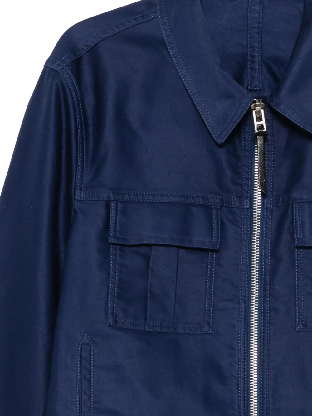 TOM FORD Jack met ritsdetail Blauw