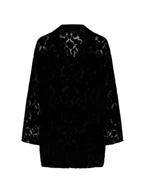 Gucci floral devoré velour shirt