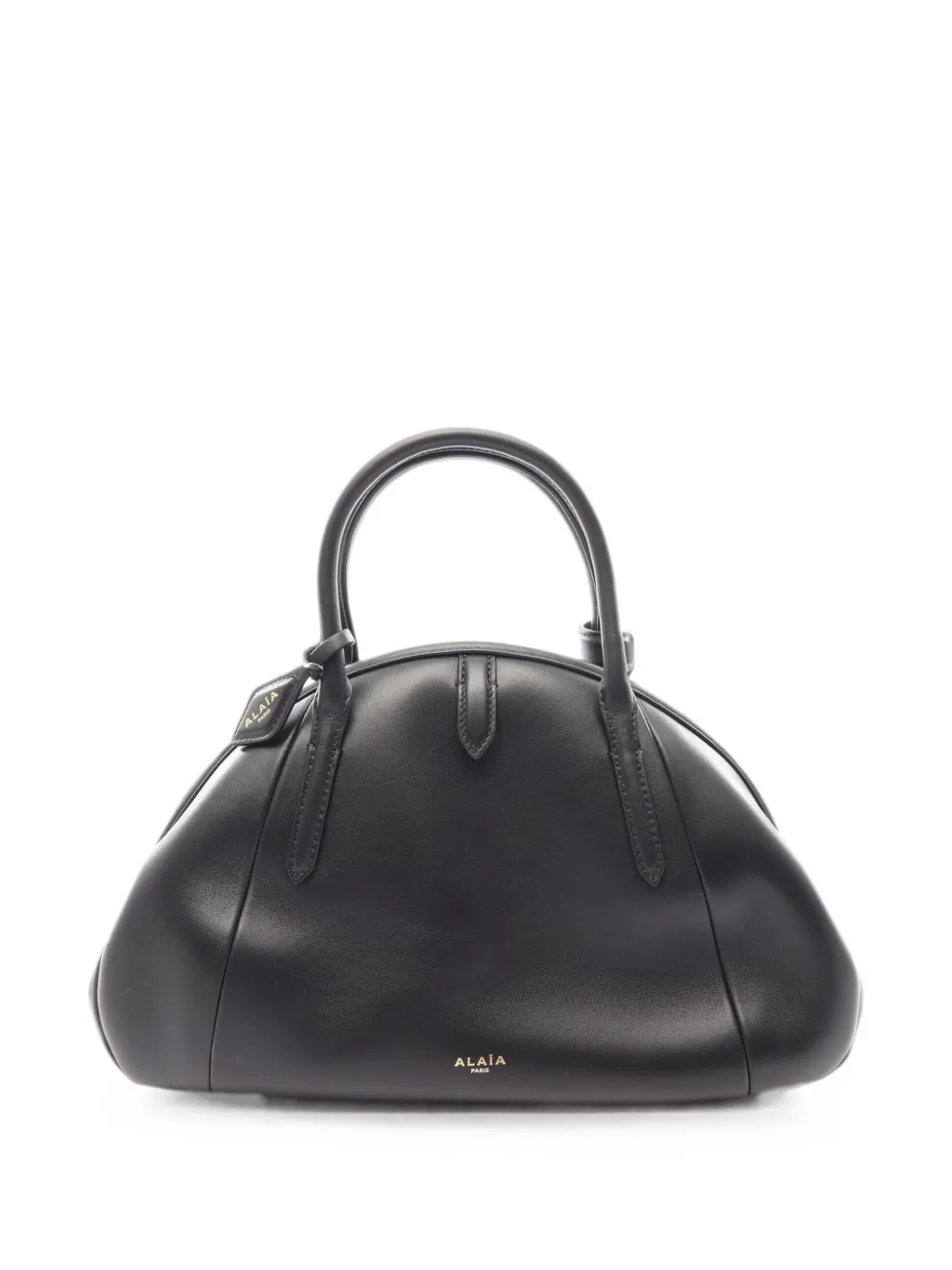 Pre-owned Alaïa Perth Leather Tote Bag In Black