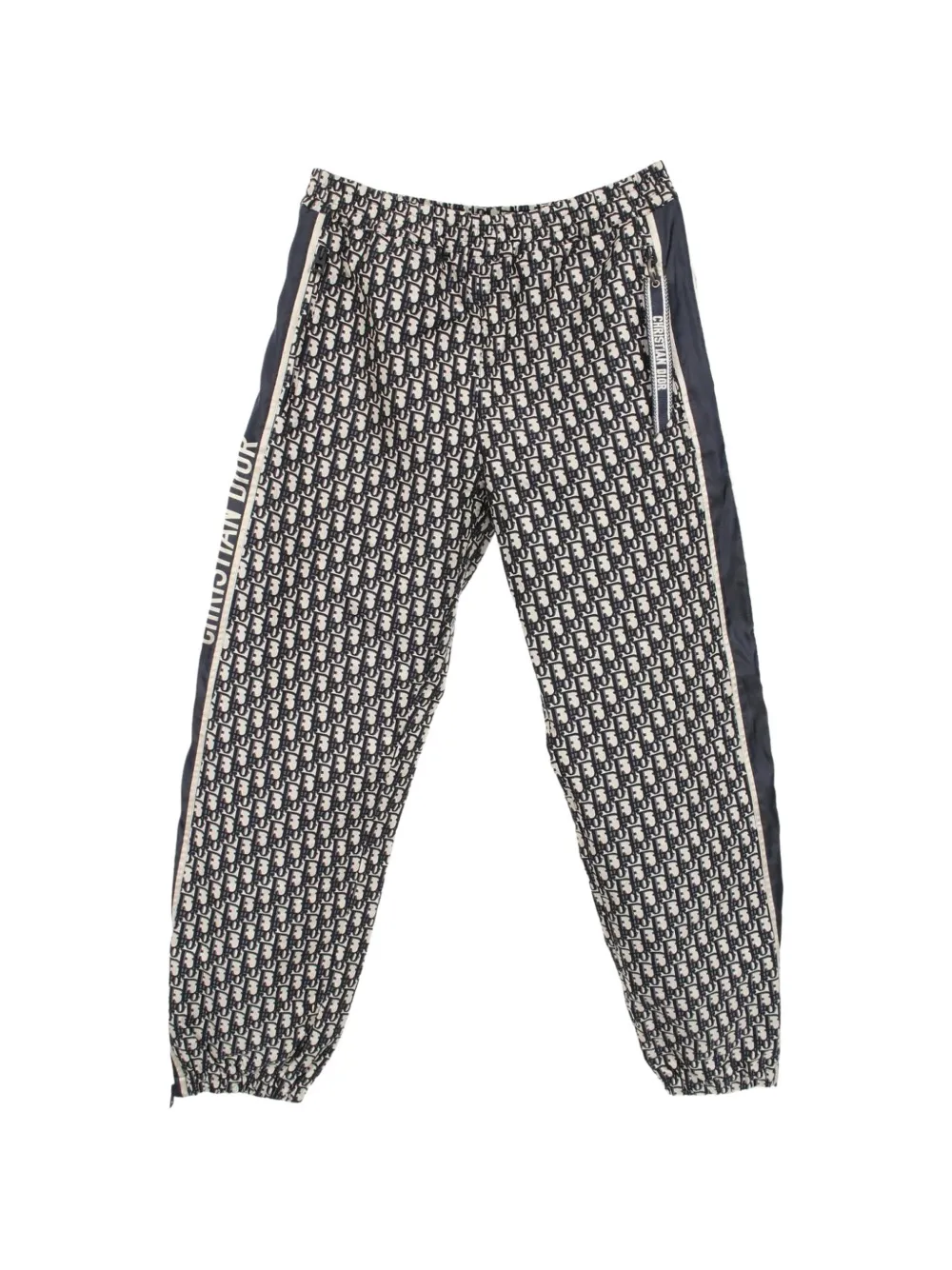 Christian Dior Pre-Owned 2010s Oblique track pants - Blau