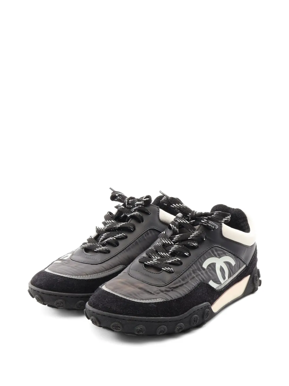 CHANEL Pre-Owned 1986-1988 Coco Mark sneakers - Schwarz