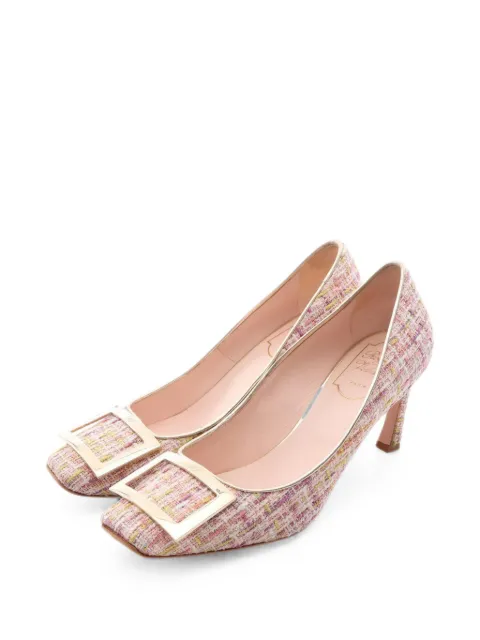 Roger Vivier 2000s バックル ツイードパンプス