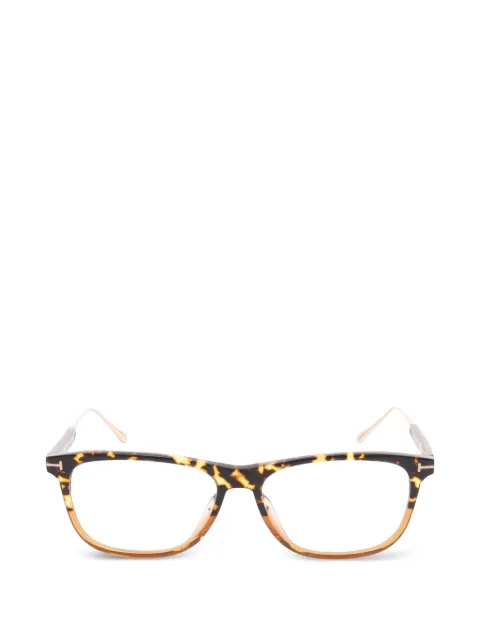 Tom Ford Vintage gafas de sol con montura cuadrada y efecto de carey 2020