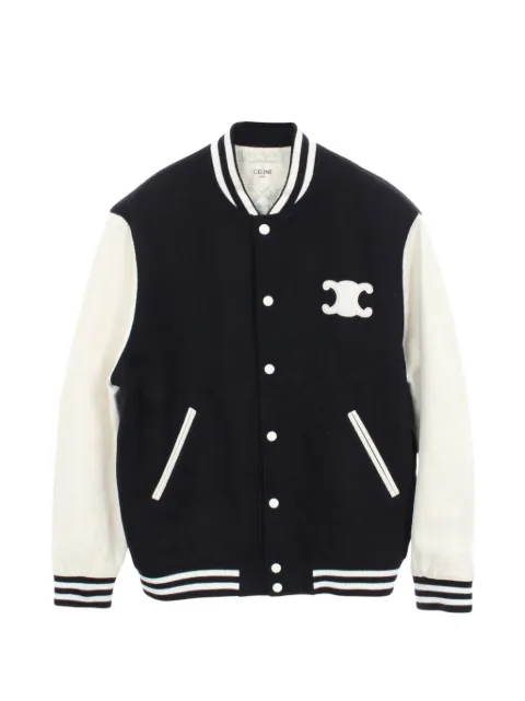 Celine Pre-Owned 2000s Teddy logo bomber jacket