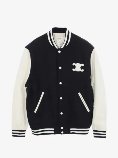 Celine Pre-Owned 2000s Teddy logo bomber jacket