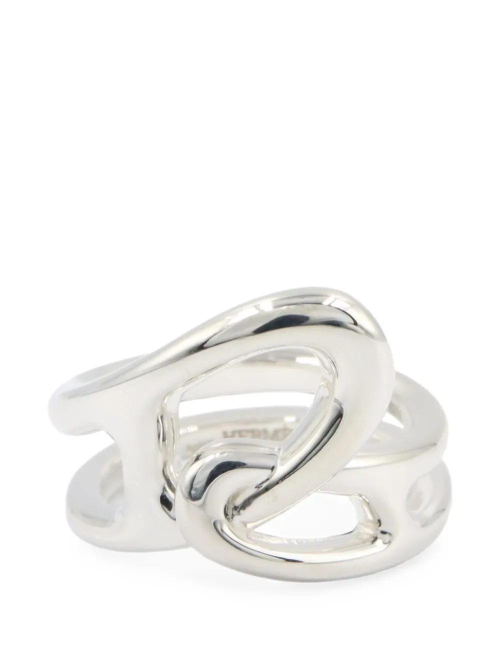 Hermès Pre-Owned 2010s Chaîne d'Ancre Punk ring - Silber