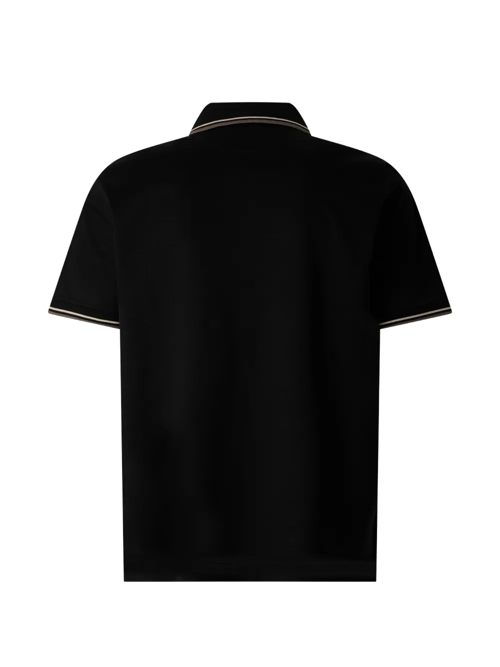 Paul & Shark Poloshirt met gestreepte afwerking Zwart