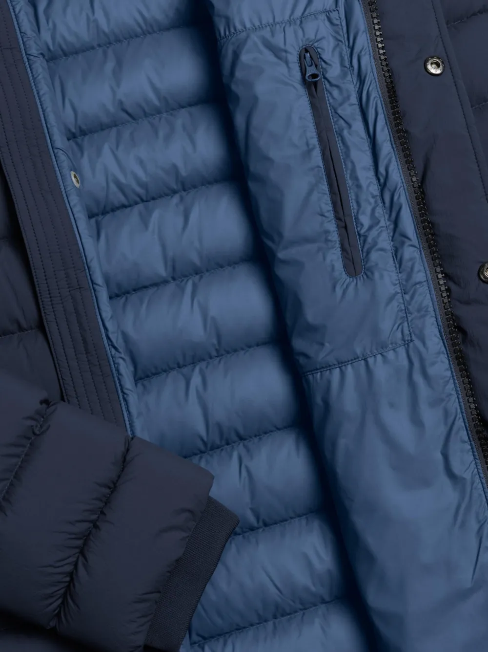 Colmar Gewatteerde jas met capuchon Blauw