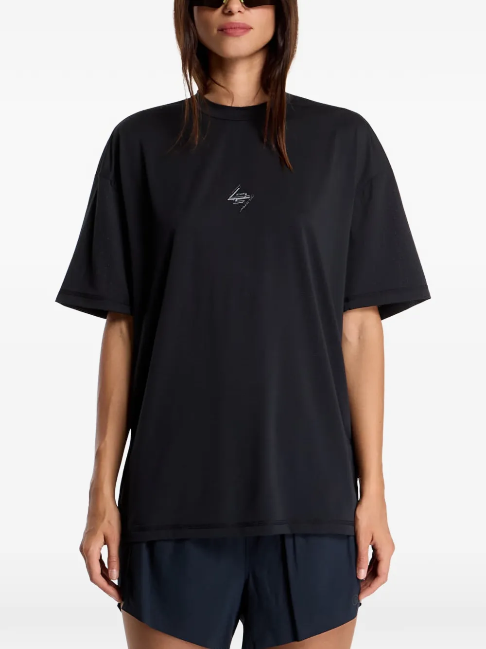 Represent 247 T-shirt met logoprint Zwart