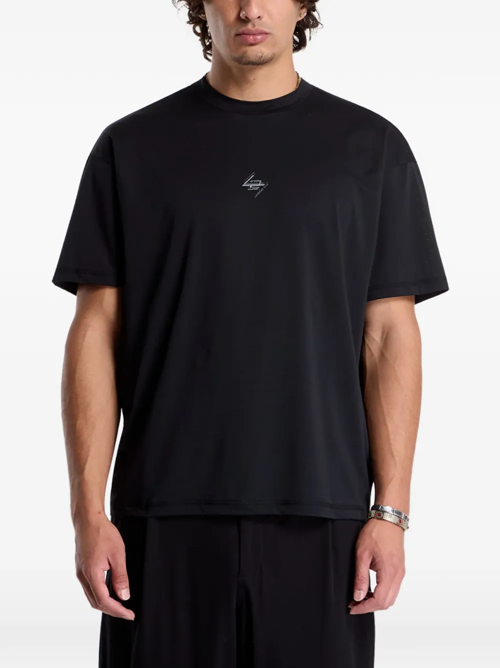 Represent 247 T-shirt met logoprint Zwart