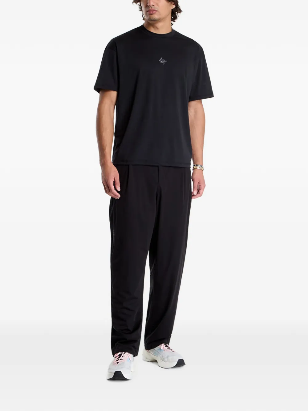 Represent 247 T-shirt met logoprint Zwart