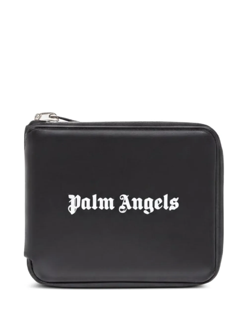 Palm Angels logo-print zip-around wallet - Nero