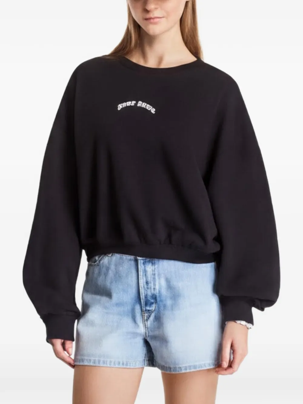 Palm Angels Curved Logo sweatshirt - Schwarz