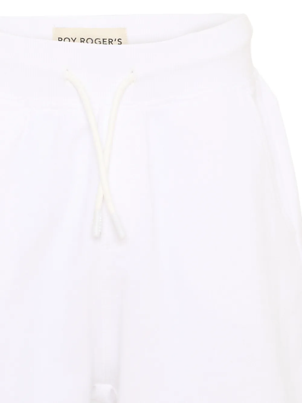 Roy Rogers Kids Shorts met trekkoordtaille en logopatch Wit