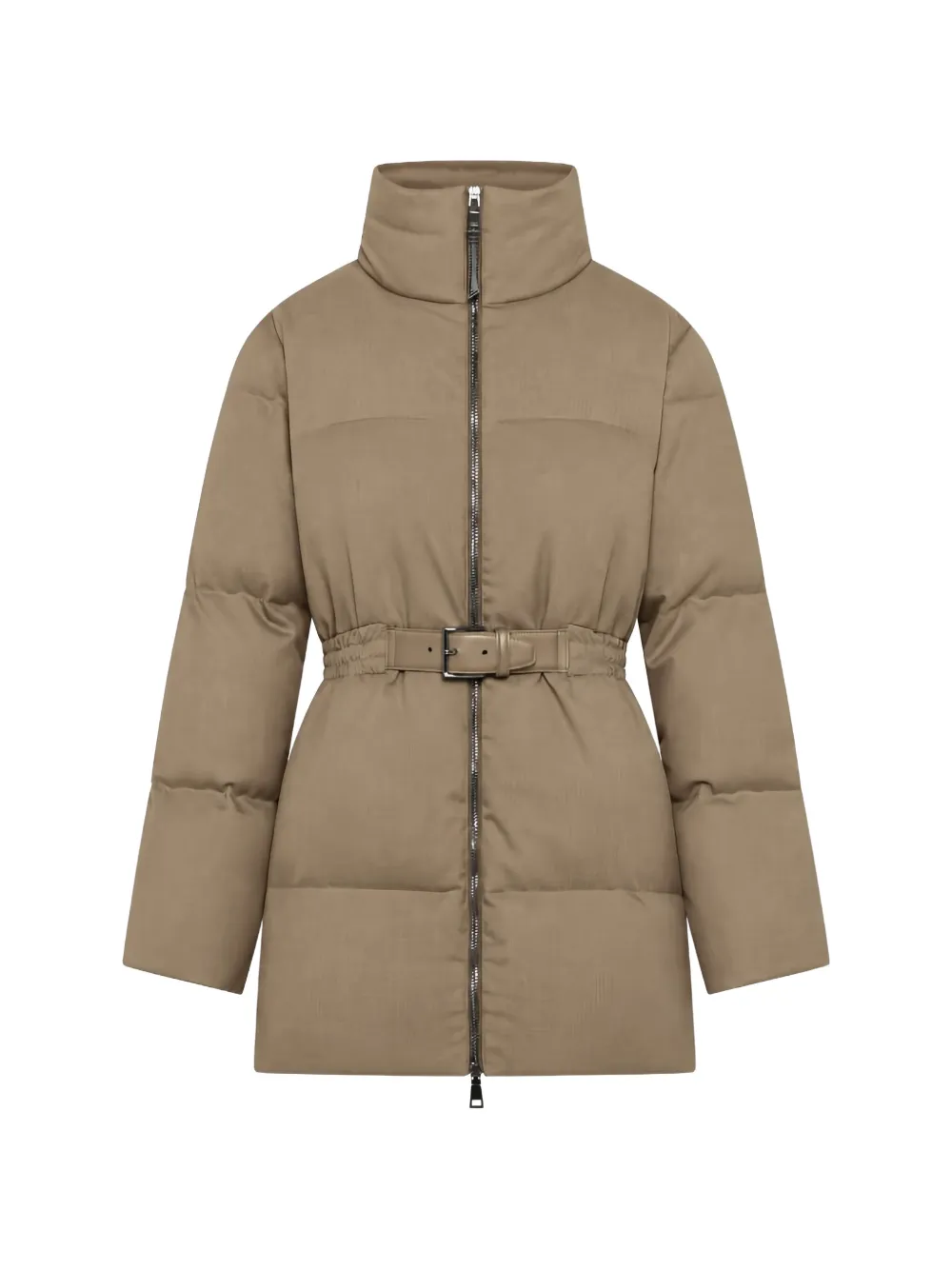 Seventy belted puffer coat - Neutrals