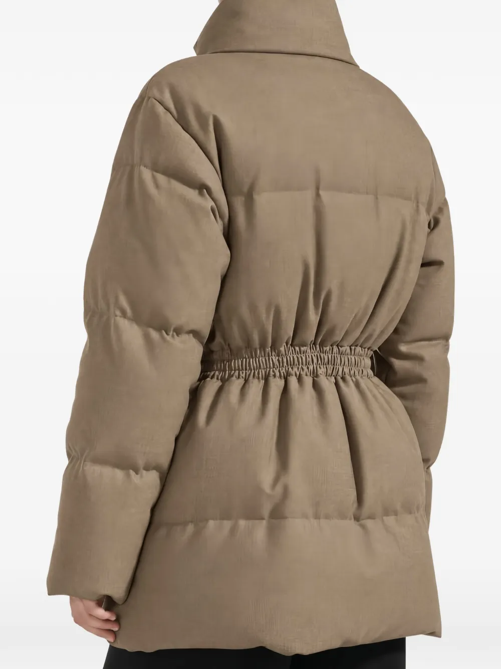 Seventy Donsjas met ceintuur Beige