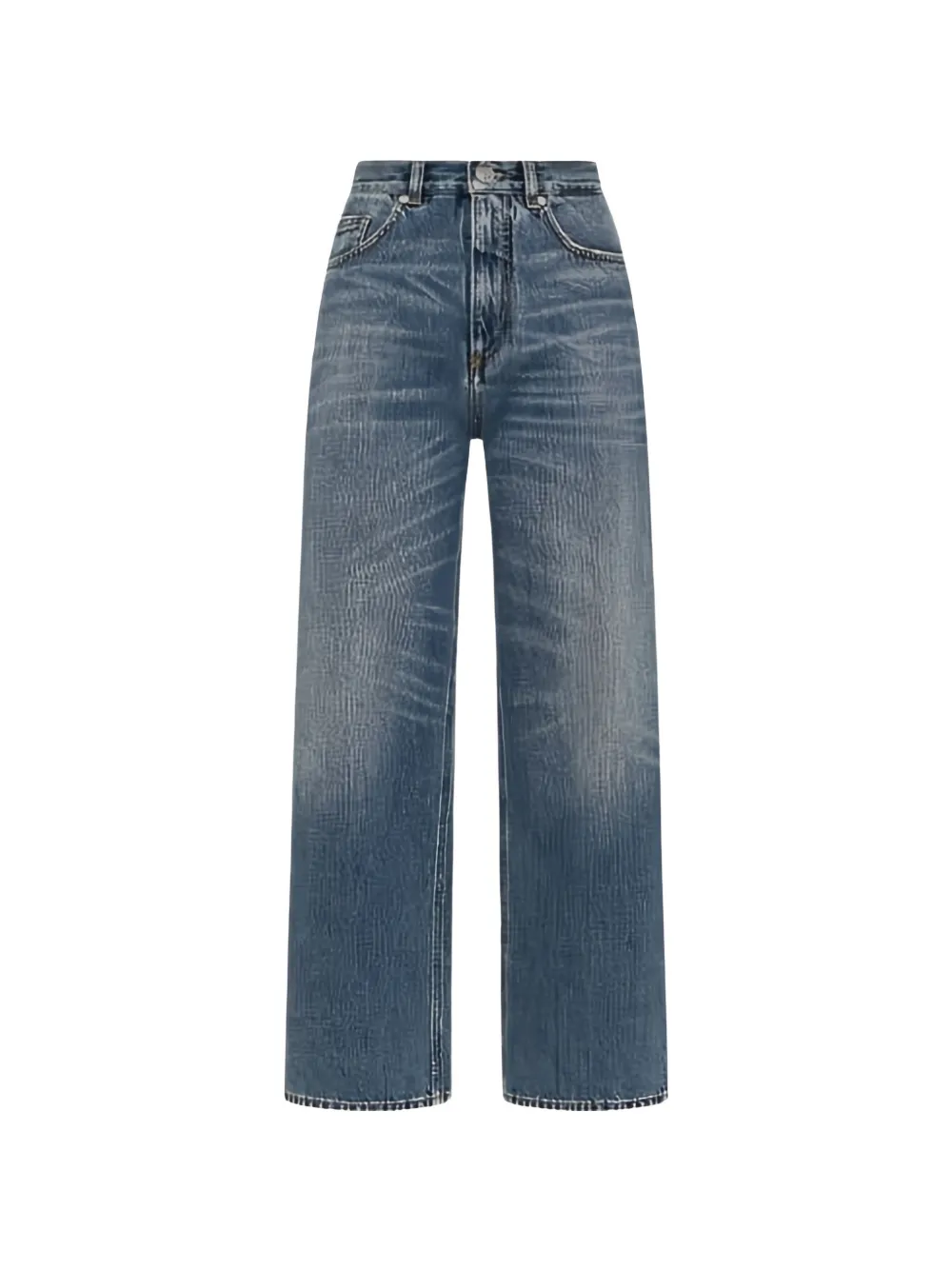 Seventy faded-effect wide-leg jeans - Bleu Seventy faded-effect wide-leg jeans - Bleu