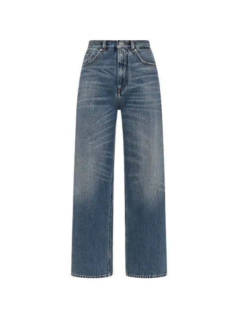 Seventy faded-effect wide-leg jeans