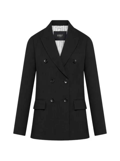 Seventy double-breasted peak-lapels blazer