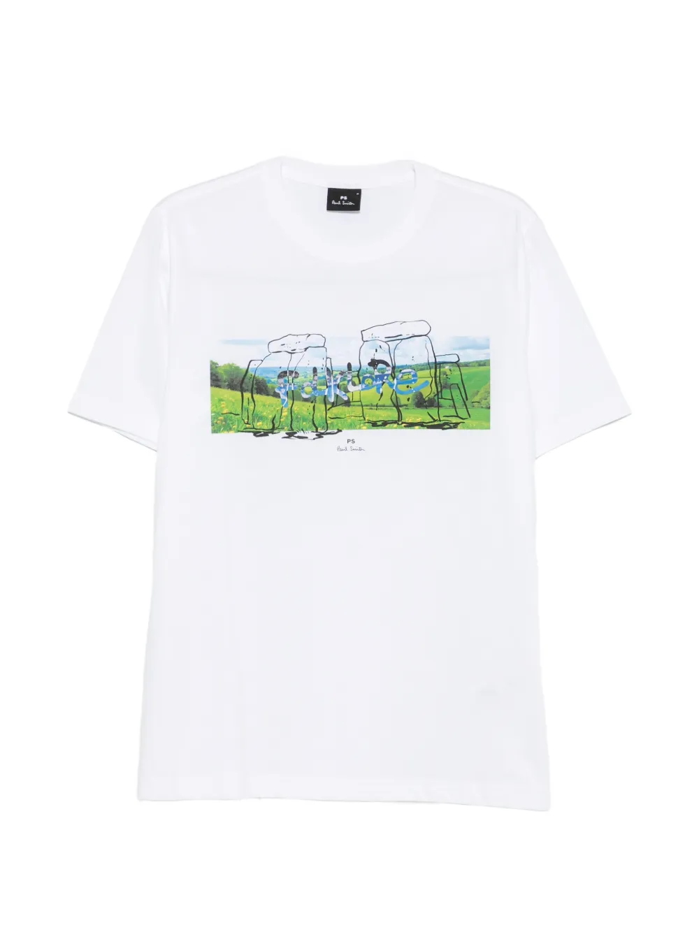 PS Paul Smith T-shirt con stampa Folklore - Bianco