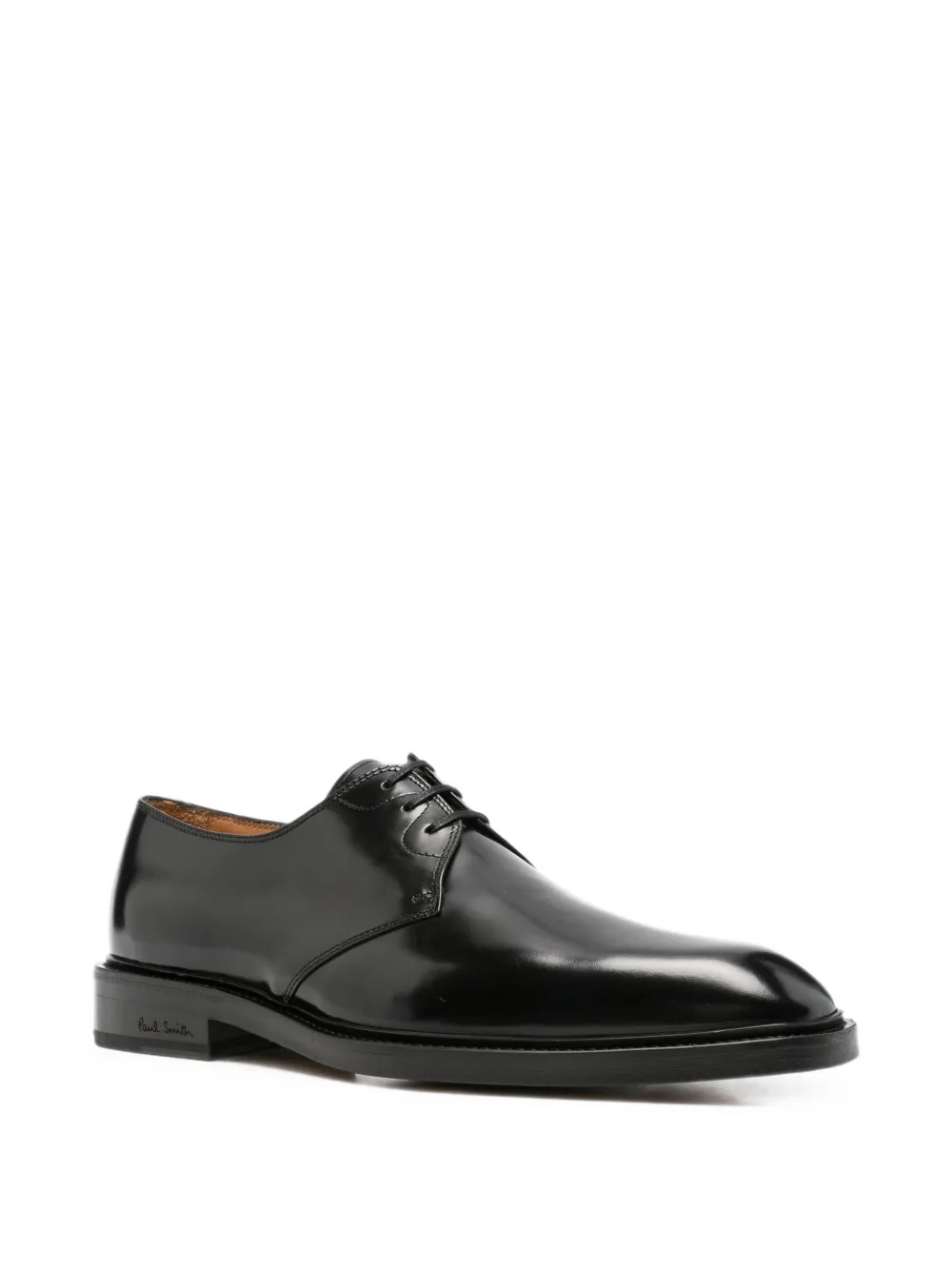 Paul Smith Sheridan leather lace-up shoes Zwart