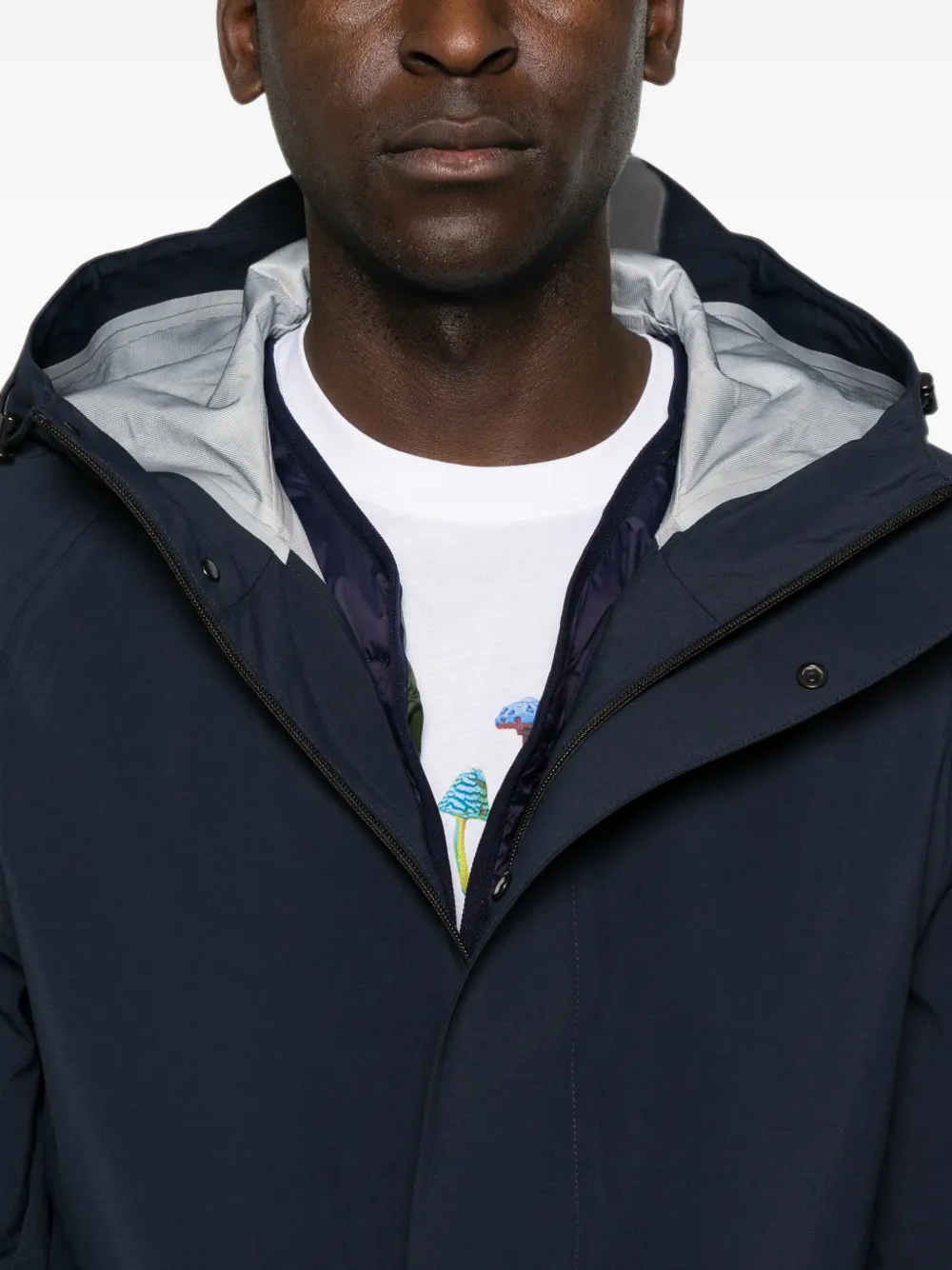 PS Paul Smith Parka met capuchon Blauw