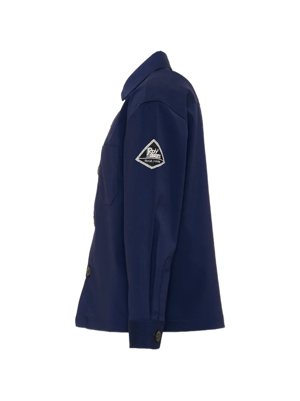 Roy Rogers Kids Shirt met logopatch en borstzak Blauw
