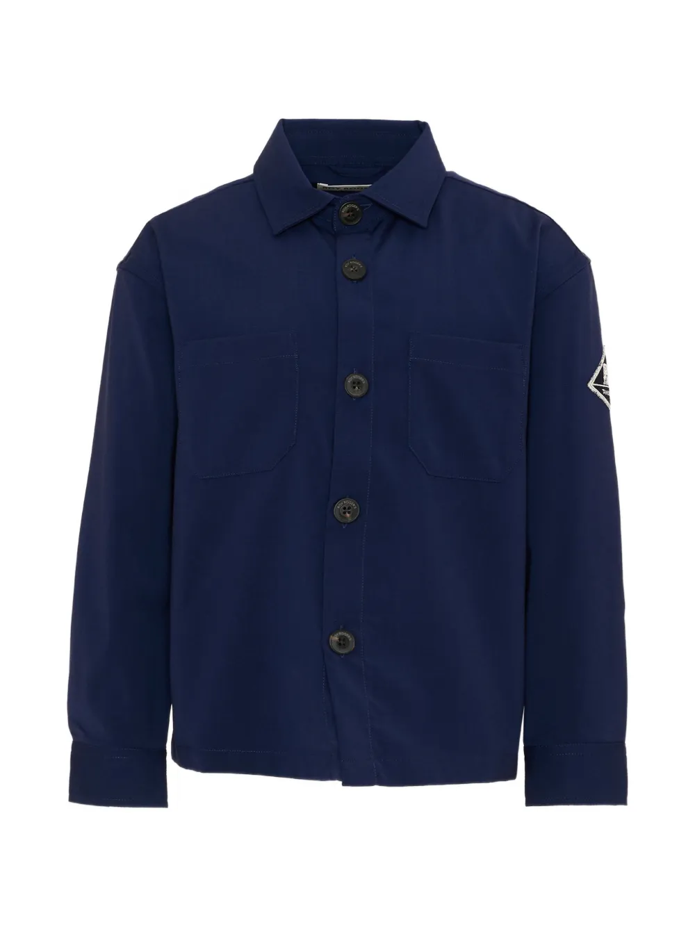 Roy Rogers Kids logo-patch chest-pocket shirt - Blau
