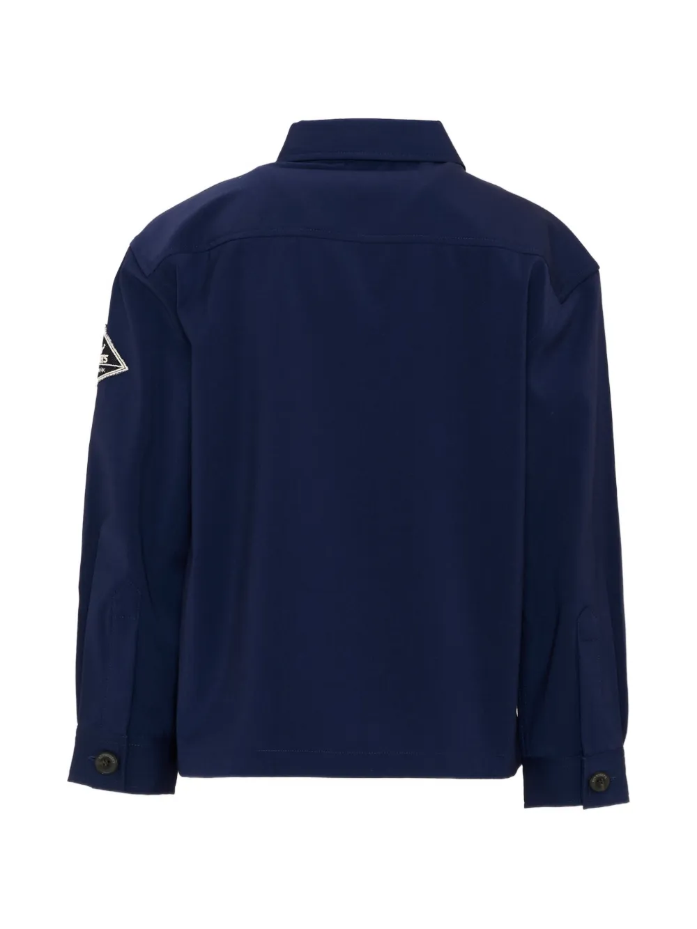 Roy Rogers Kids Shirt met logopatch en borstzak Blauw