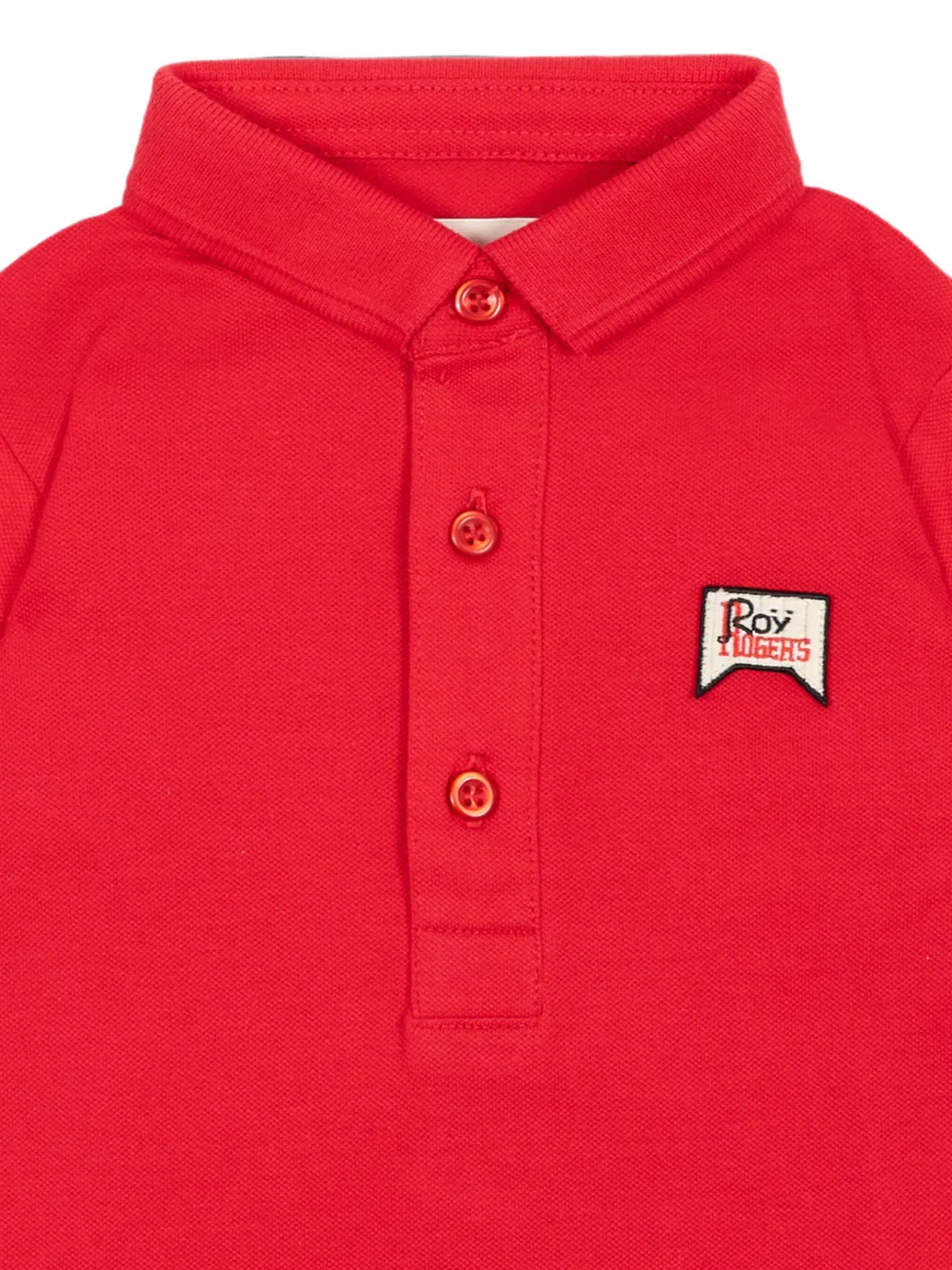 Roy Rogers Kids Poloshirt met logopatch Rood