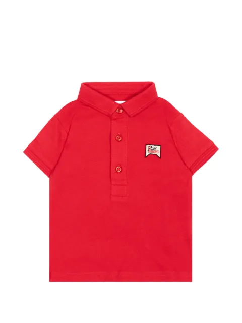 Roy Rogers Kids logo-patch short-sleeve polo shirt