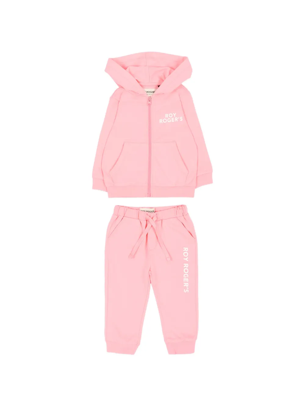 Roy Rogers Kids logo-print tracksuit - Rosa