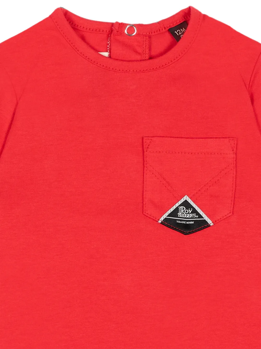 Roy Rogers Kids T-shirt met logopatch Rood