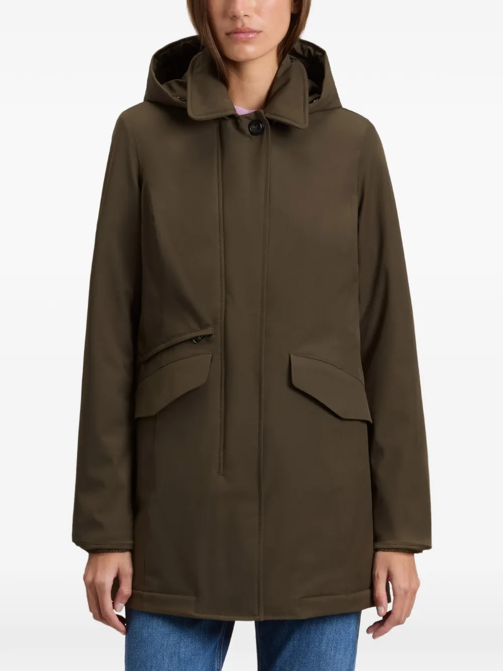 Woolrich Parka met capuchon Groen