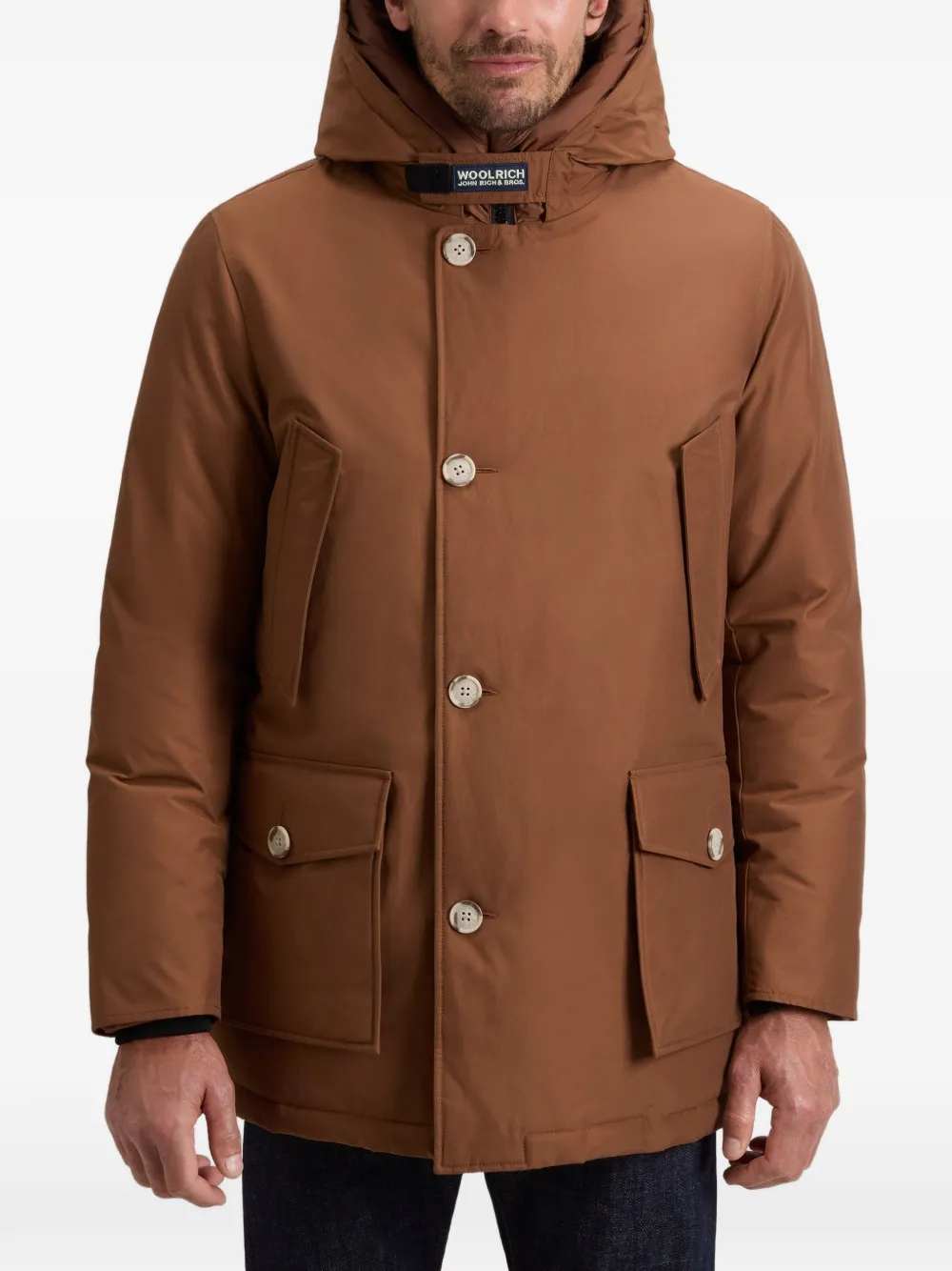 Woolrich Parka met capuchon Bruin