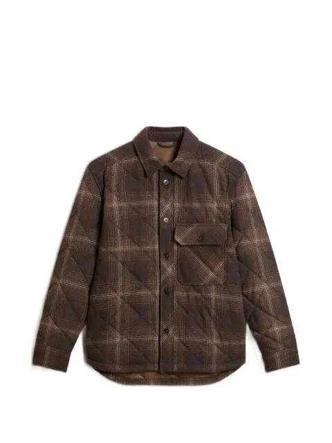 Woolrich checked quilted shirt