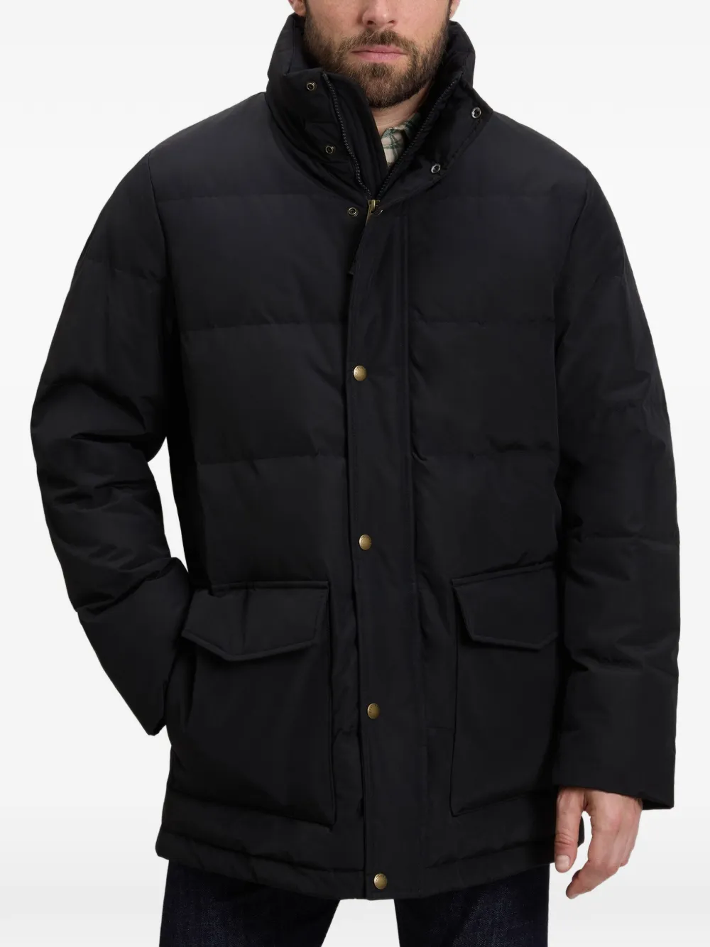 Woolrich Ramar Cloth donsjack Zwart