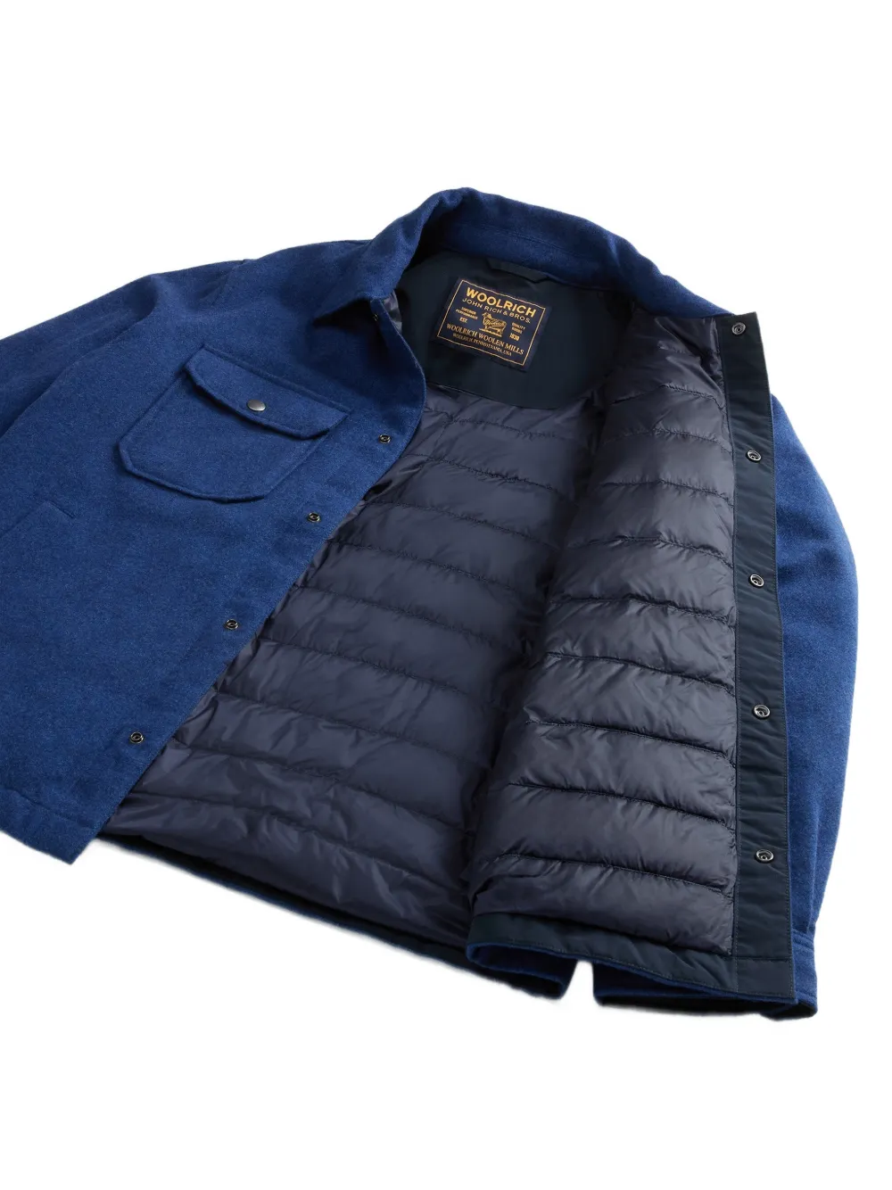 Woolrich Alaskan shirt jacket Blauw
