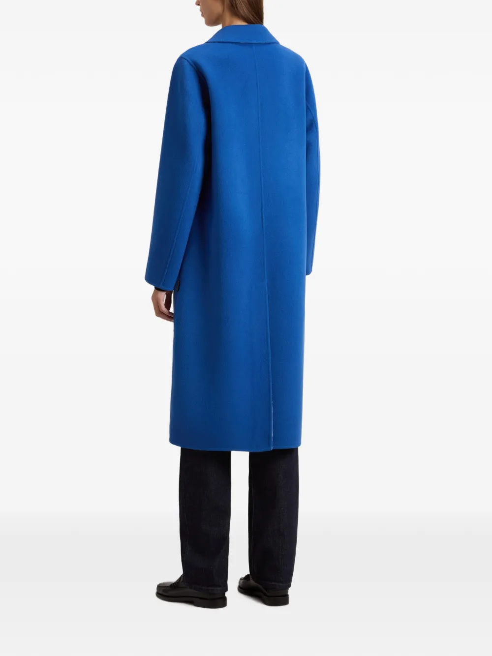 Woolrich Jas van scheerwol met gekerfde revers Blauw