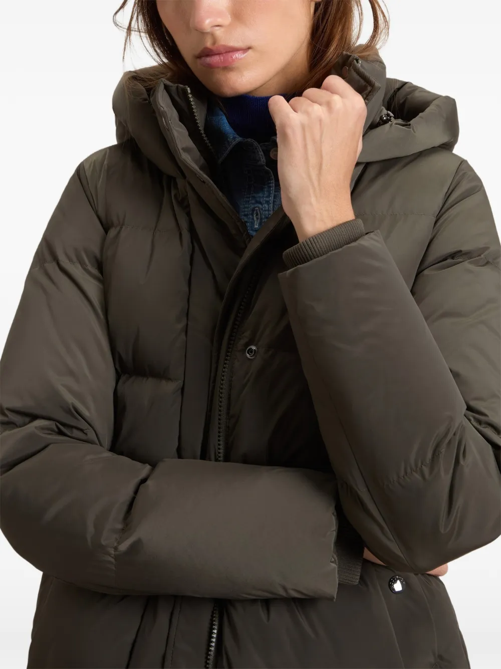Woolrich Kelly gewatteerde parka Groen