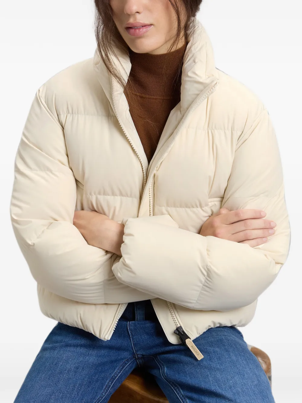 Woolrich Madison donsjack met capuchon Beige