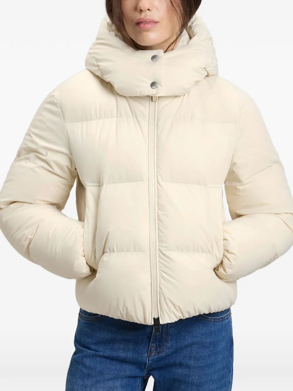 Woolrich Madison donsjack met capuchon Beige