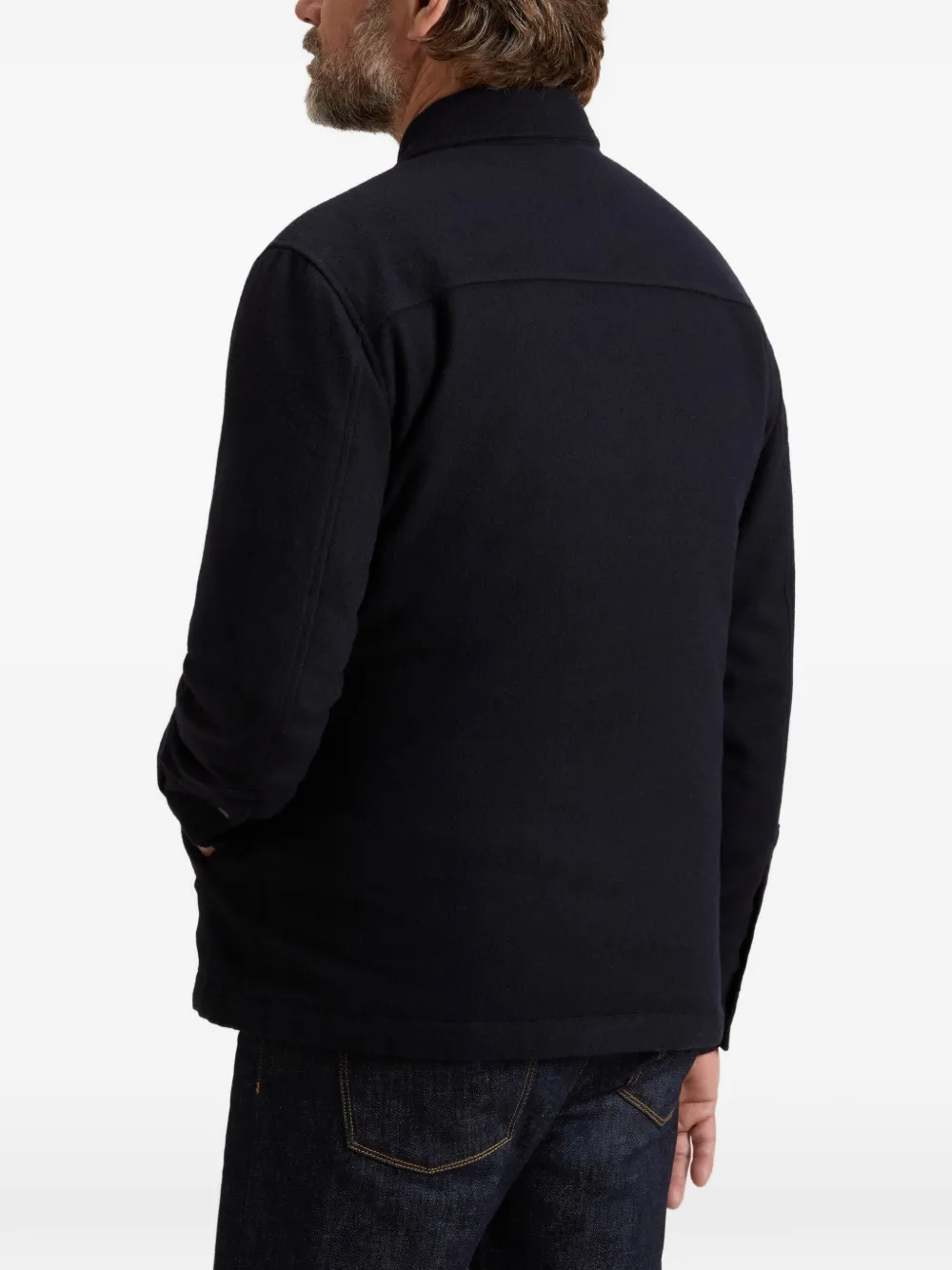 Woolrich Alaskan shirtjack Blauw
