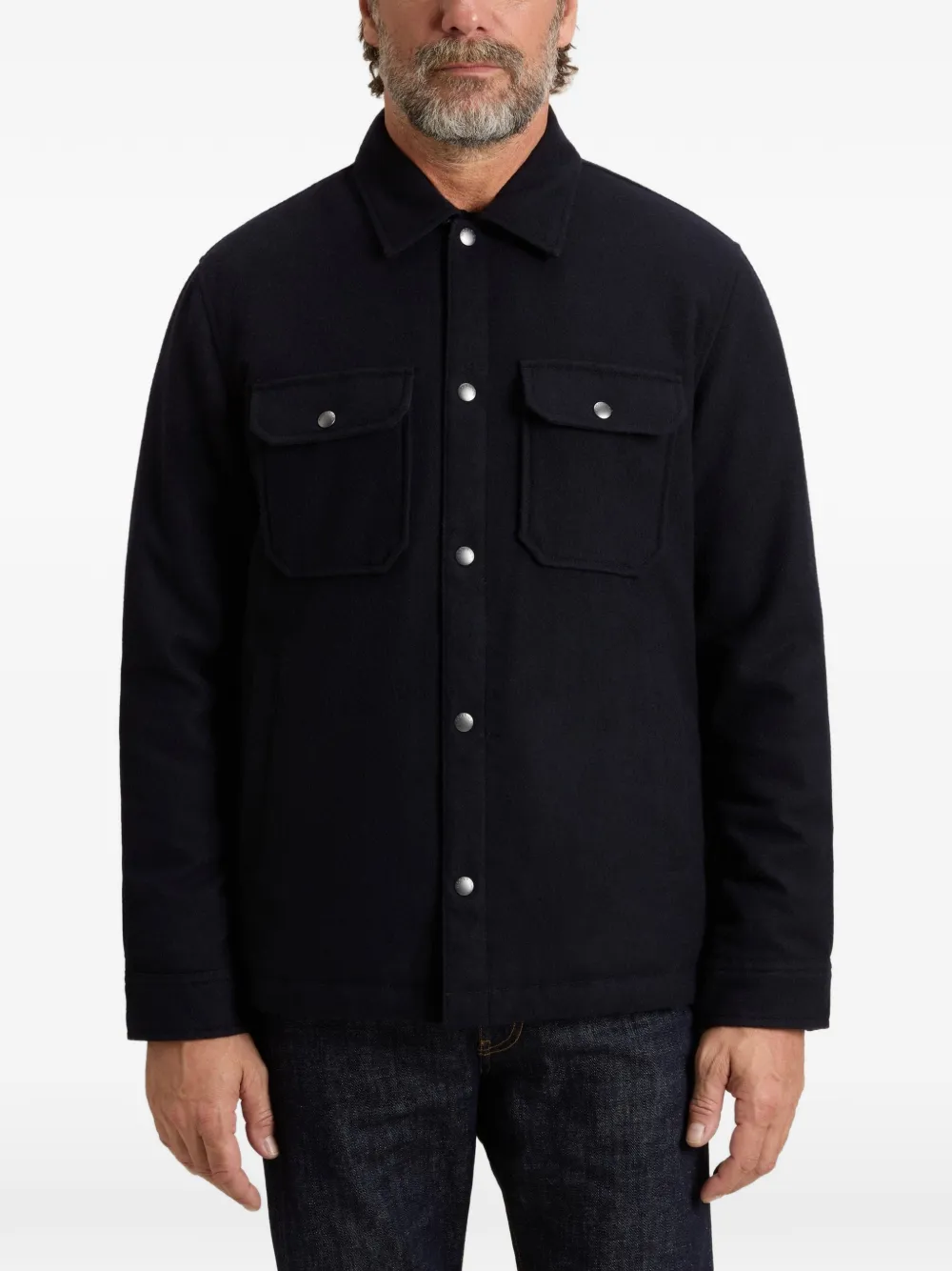Woolrich Alaskan shirtjack Blauw