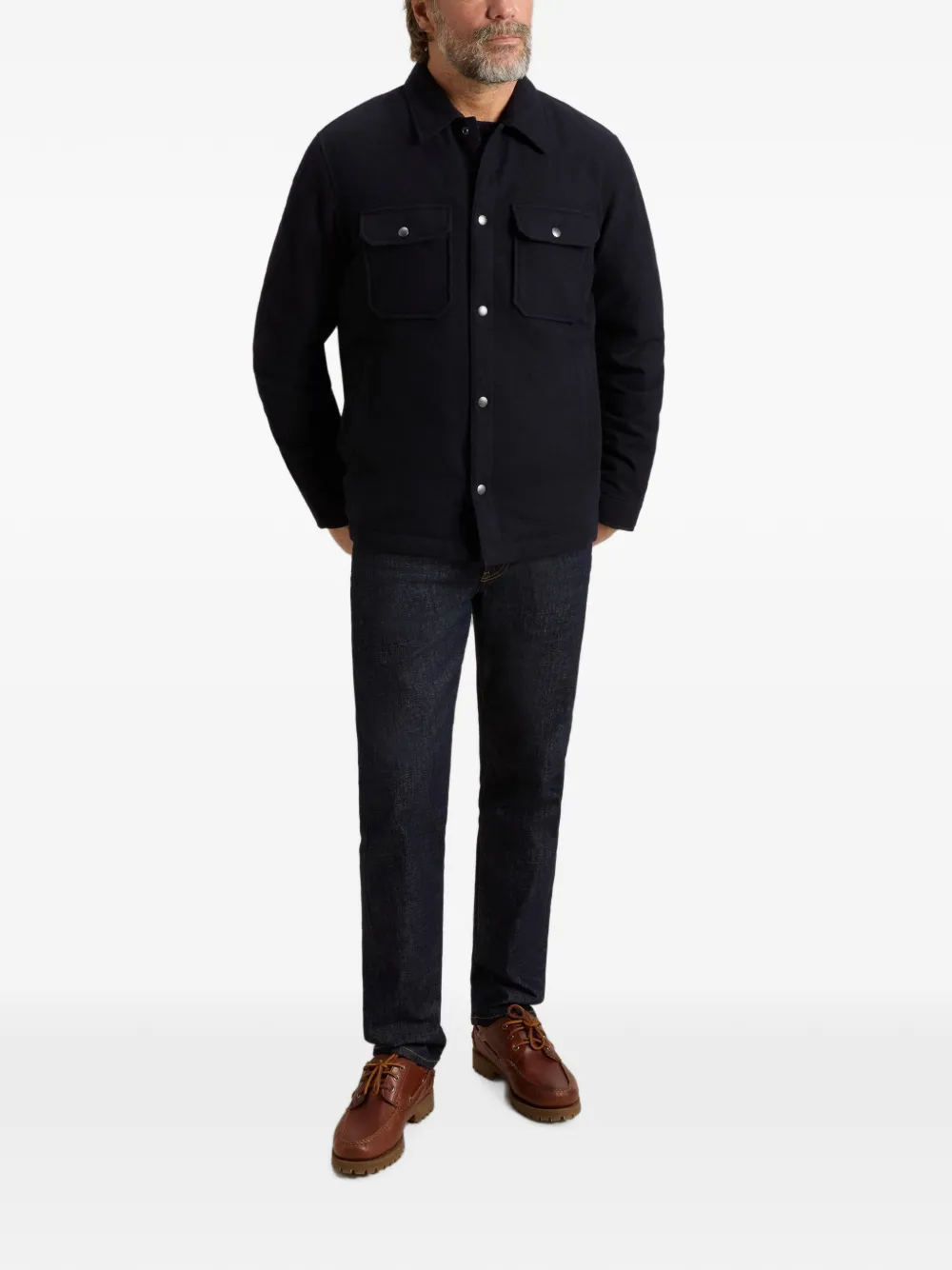 Woolrich Alaskan shirtjack Blauw