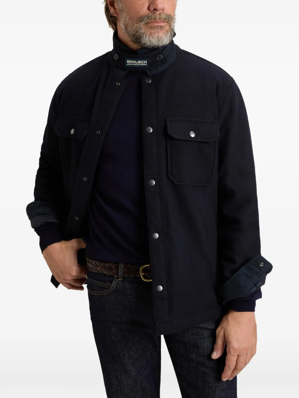 Woolrich Alaskan shirtjack Blauw